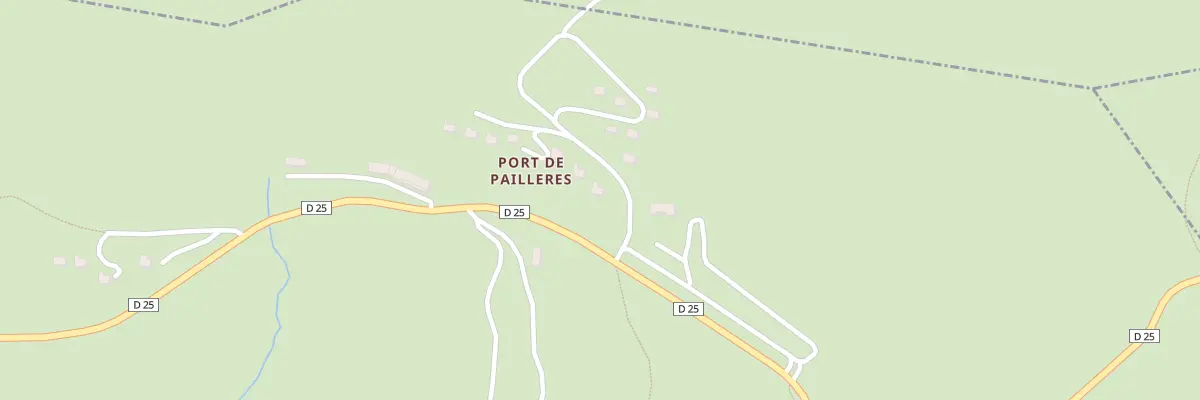 Plan du 36 Port de Pailleres à Ascou