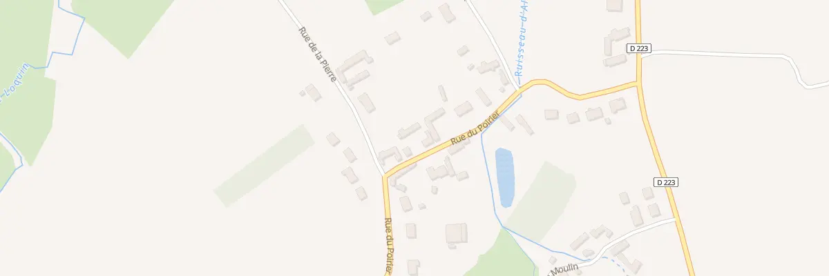 Plan du 274 Rue du Poirier à Audrehem