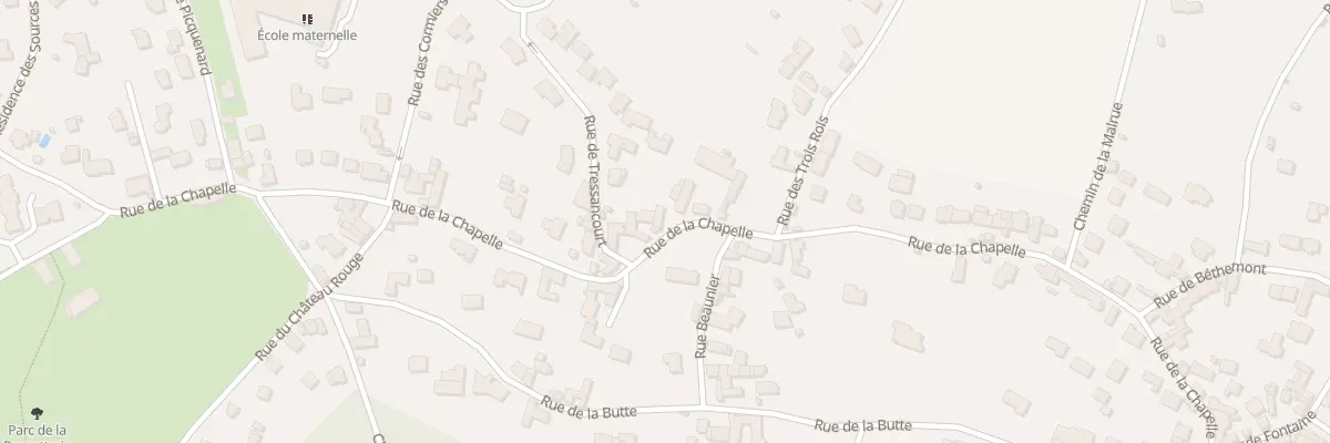 Plan du 719 Rue de la Chapelle à Orgeval