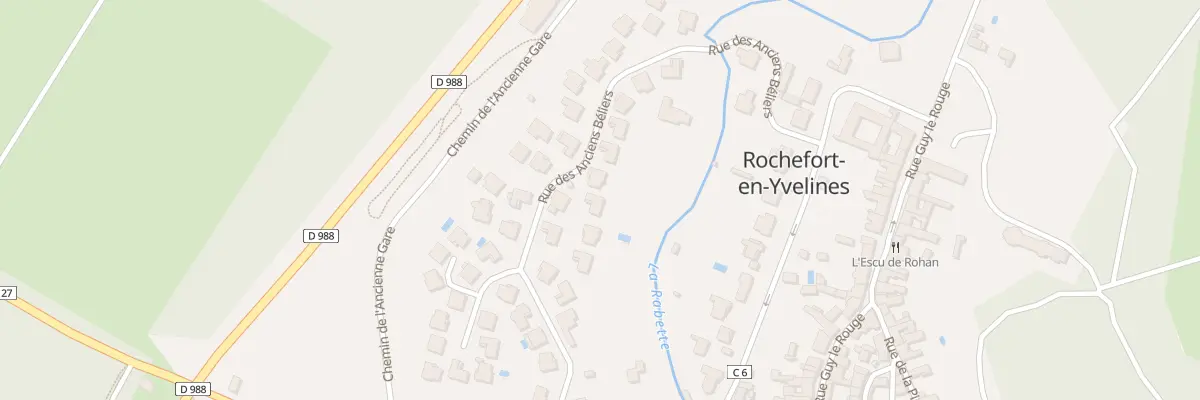 Plan du 17 Rue des Anciens Béliers à Rochefort-en-Yvelines