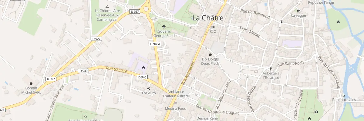 Plan du 156 Rue Nationale à La Châtre