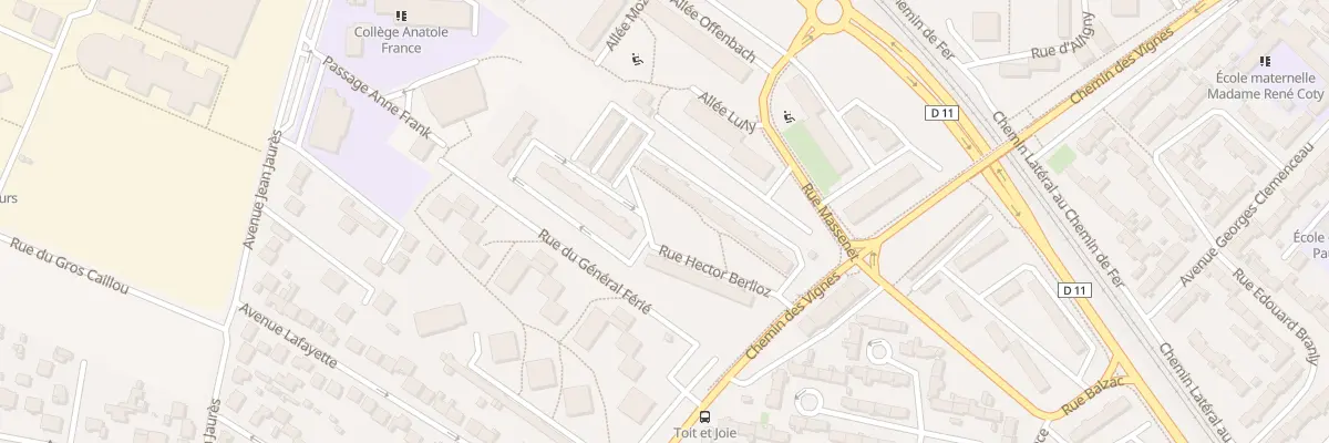 Plan du 3 Rue Ludwig Van Beethoven aux Clayes-sous-Bois
