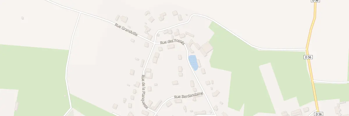 Plan du 9 Rue des Fossés à Cempuis