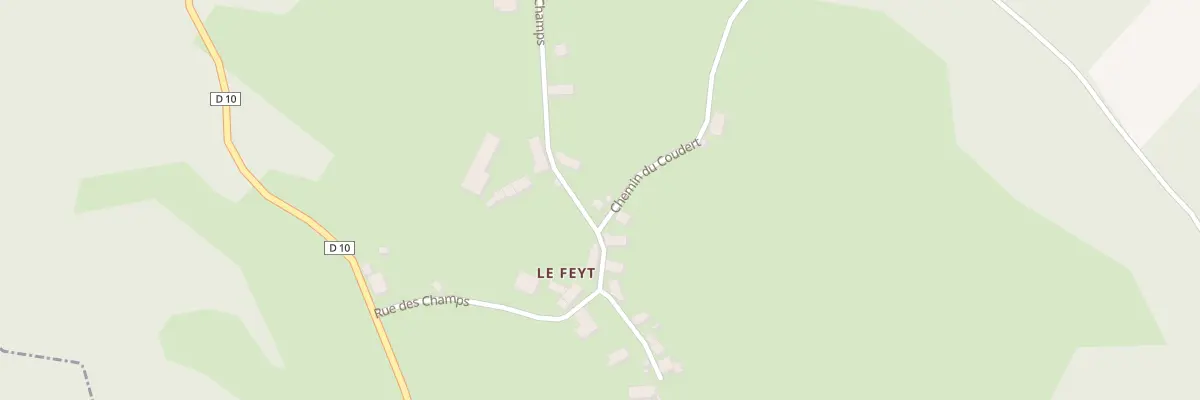 Plan du 1 Che du Coudert à Champagnac-la-Noaille
