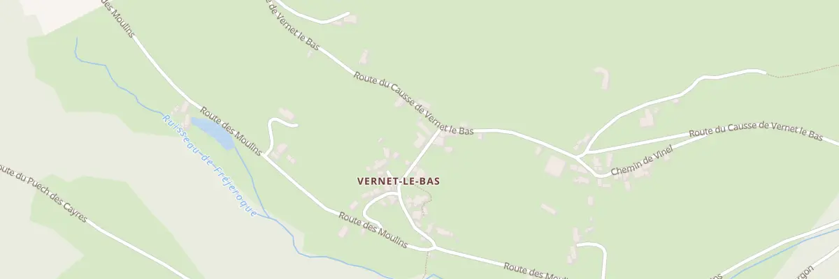 Plan du 5101 Vernet Le Bas à Balaguier-d’Olt