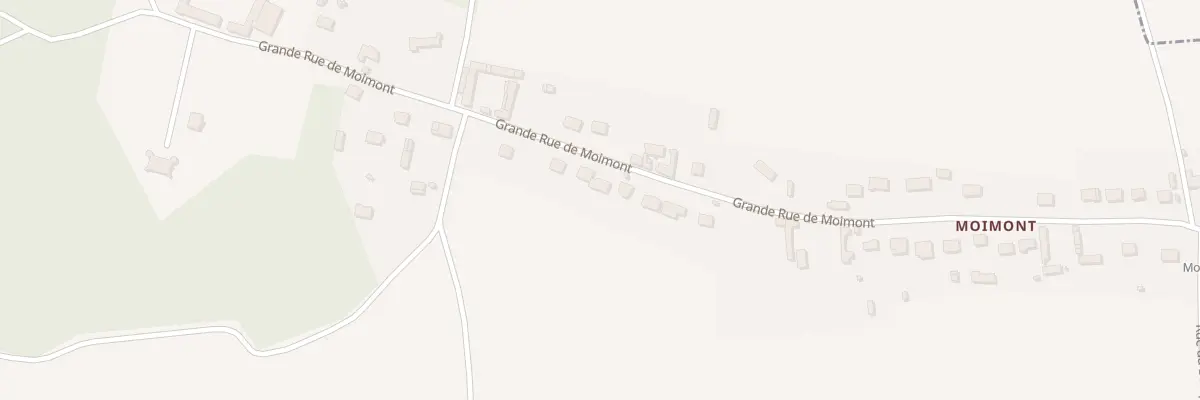 Plan du 601 Gr Grande Rue de Moimont à Milly-sur-Thérain