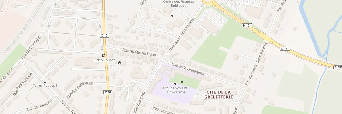 Plan du 81 Rue Haute Saint-Paterne à Issoudun