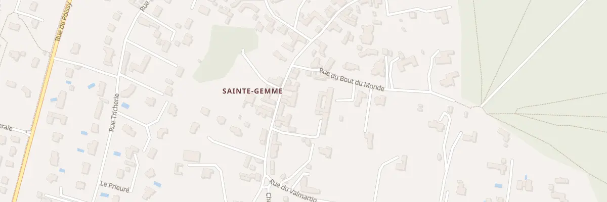 Plan du 12 Rue des Marronniers à Feucherolles