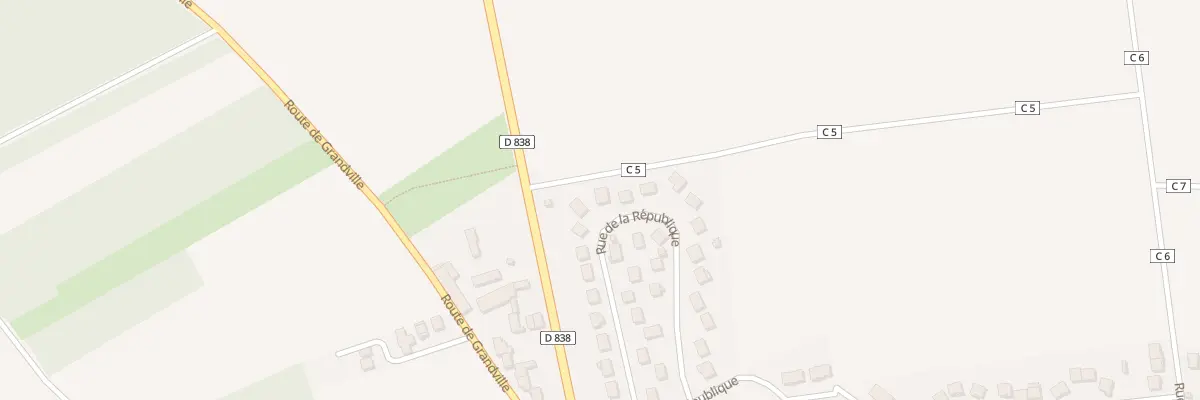 Plan du 34 Rue de la République à Pussay