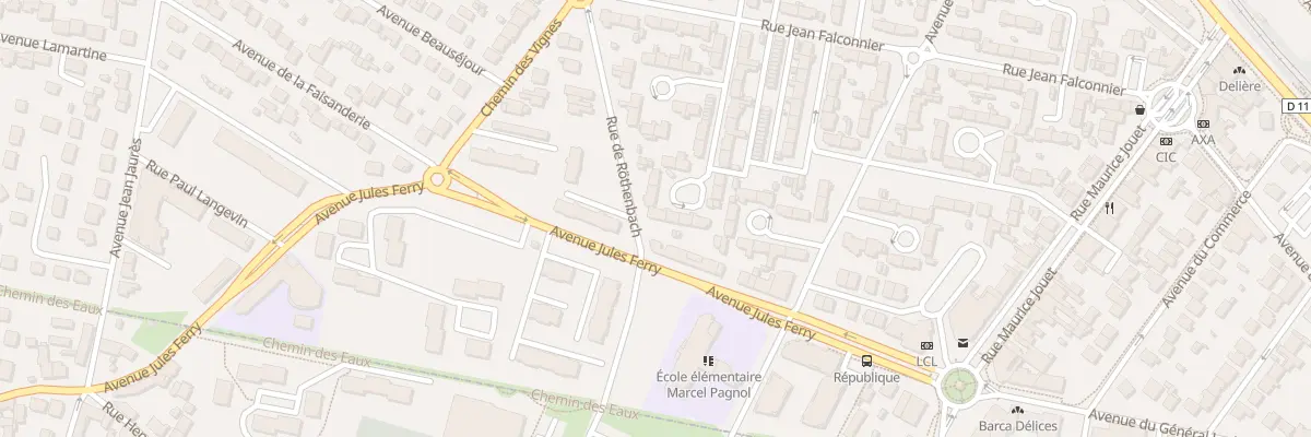 Plan du 6 Rpt des Glaieuls aux Clayes-sous-Bois