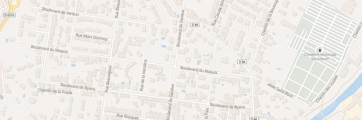Plan du 22 Bd de Genève à Graulhet