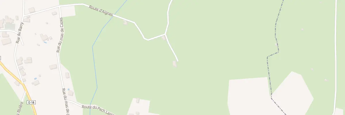 Plan du 5580F Mas de Cazes à Fourmagnac