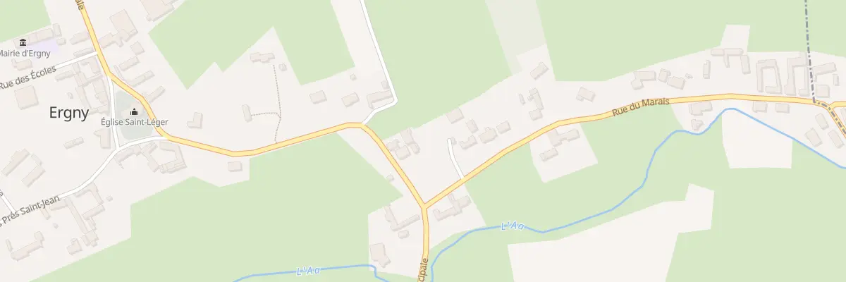 Plan du 32 Rue Principale à Ergny