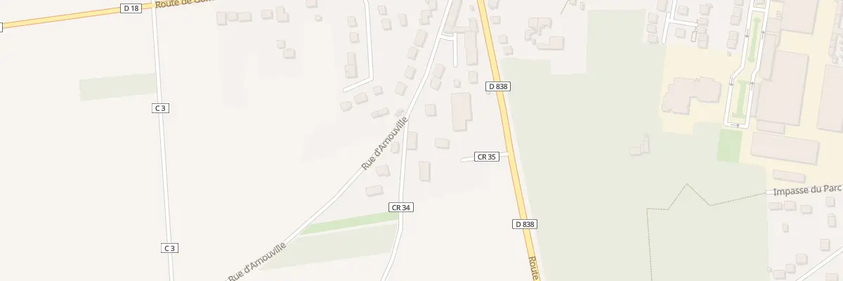 Plan du 13 Rue d’Arnouville à Pussay