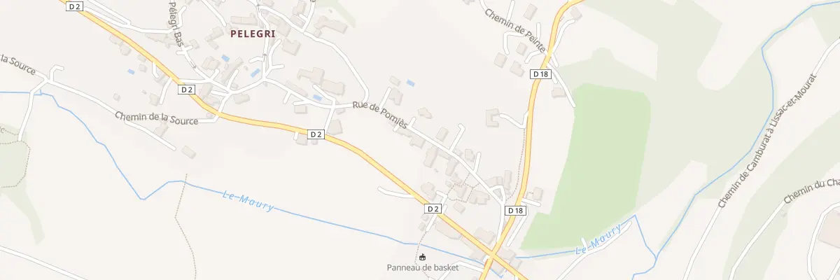 Plan du 169 Rue de Pomiès à Lissac-et-Mouret