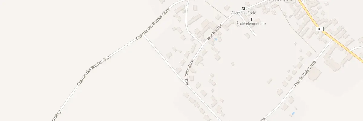 Plan du 26 Rue Porte Balai à Villereau