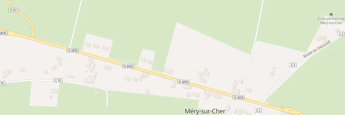 Plan du 458 Rte de Tours à Méry-sur-Cher