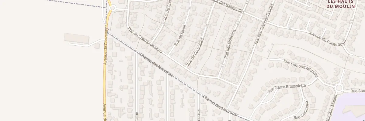 Plan du 29 Rue de Courcelles à Villepreux