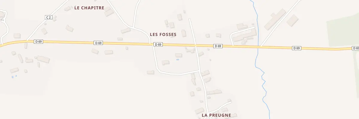 Plan du 5378 Le Village de la Preugne à Saint-Chartier
