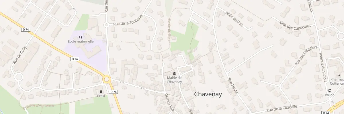 Plan du 15 Pl de l’Eglise à Chavenay