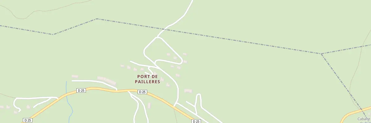 Plan du 46 Port de Pailleres à Ascou