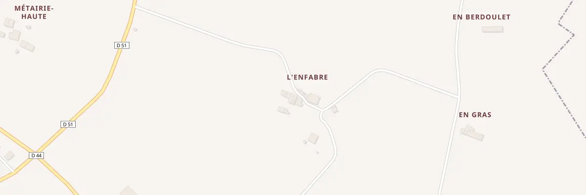 Plan du 5038 L’Enfabre à Poudis