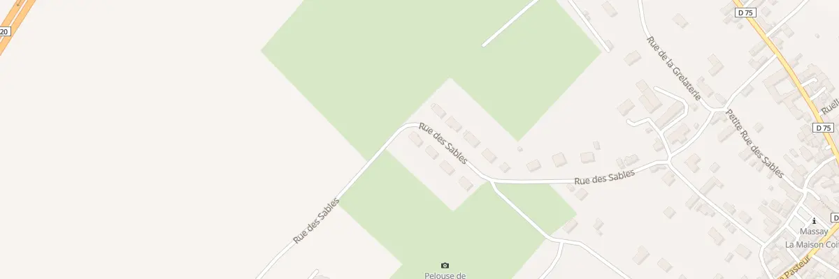 Plan du 27 Rue des Sables à Massay