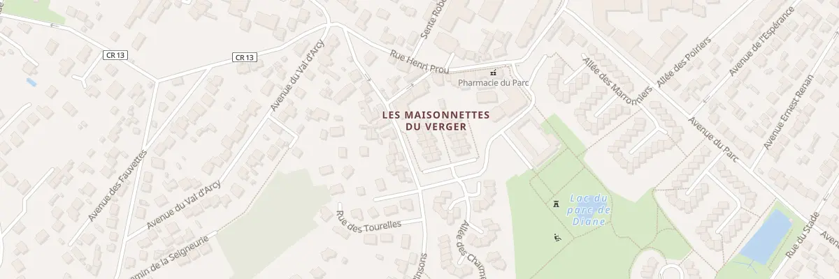 Plan du 8 All des Cerisiers aux Clayes-sous-Bois