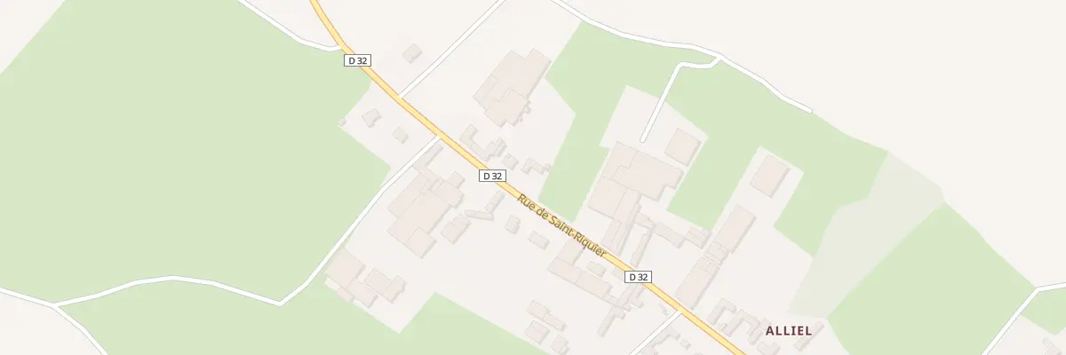 Plan du 72 Rue de Saint Riquier à Ailly-le-Haut-Clocher