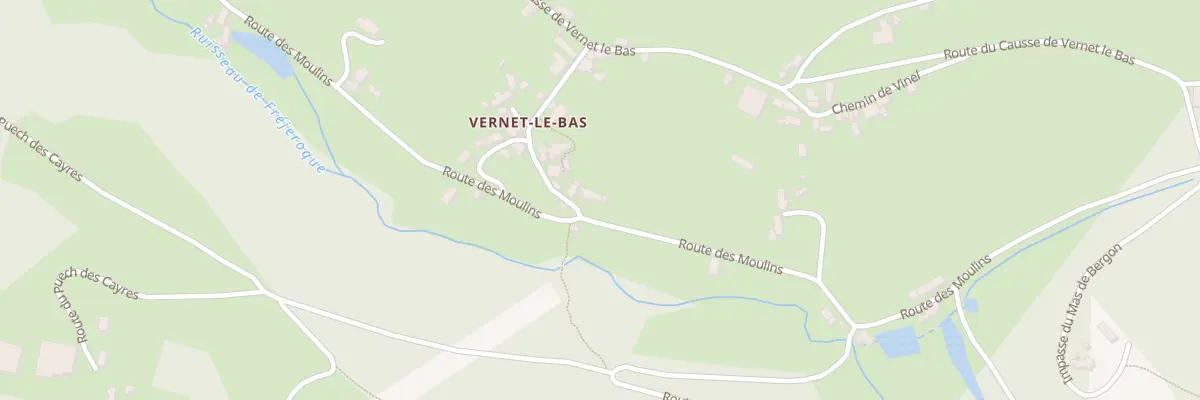Plan du 5086 Vernet Le Bas à Balaguier-d’Olt