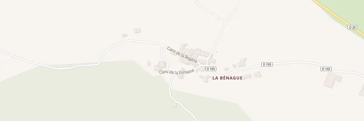 Plan du 11 Rue Camin de la Regane à Roquefeuil