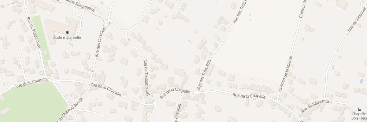 Plan du 735 Rue de la Chapelle à Orgeval