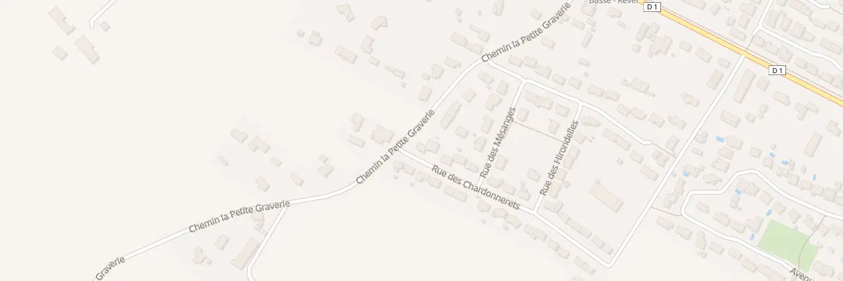 Plan du 1 Rue des Chardonnerets à Revel
