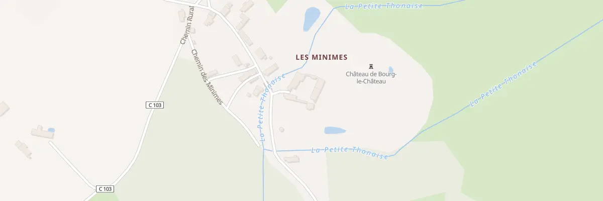 Plan du 3 Les Minimes à Bommiers