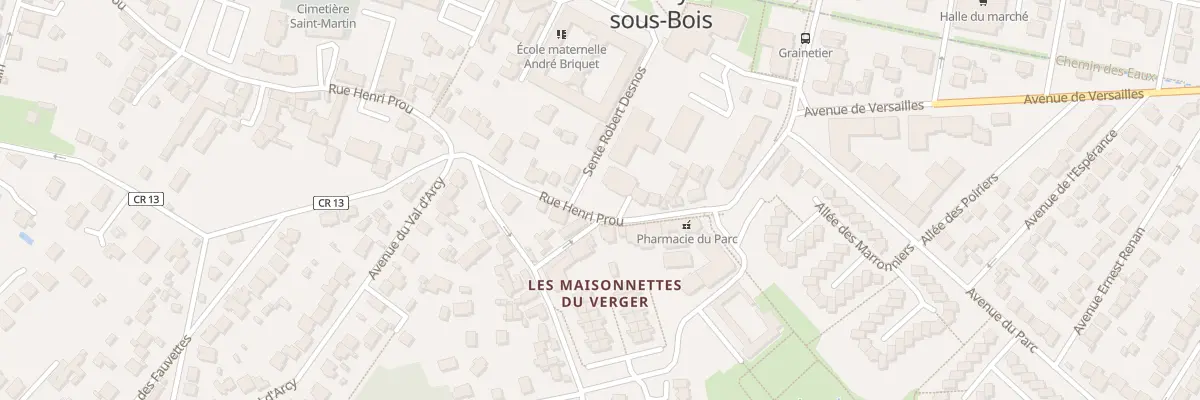 Plan du 24 Rue Henri Prou aux Clayes-sous-Bois