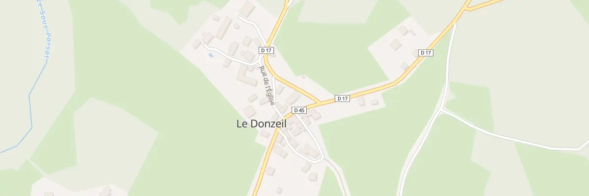 Plan du 4 Rue Principale au Donzeil