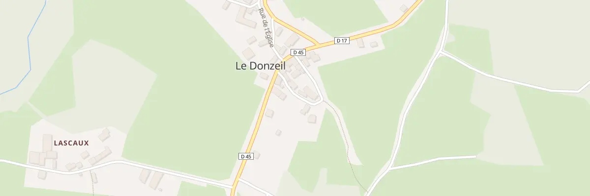 Plan du 2 Rue du Cerisou au Donzeil