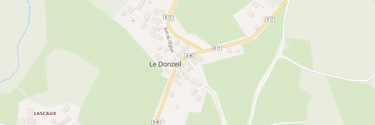 Plan du 11 Rue Principale au Donzeil