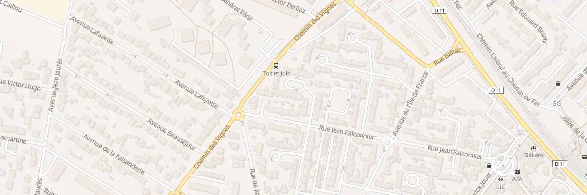Plan du 2 Rpt des Sans Soucis aux Clayes-sous-Bois