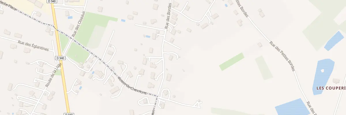 Plan du 55 Rue des Bordes à La Châtre