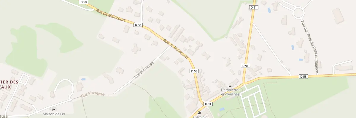 Plan du 18 Rue de Maincourt à Dampierre-en-Yvelines