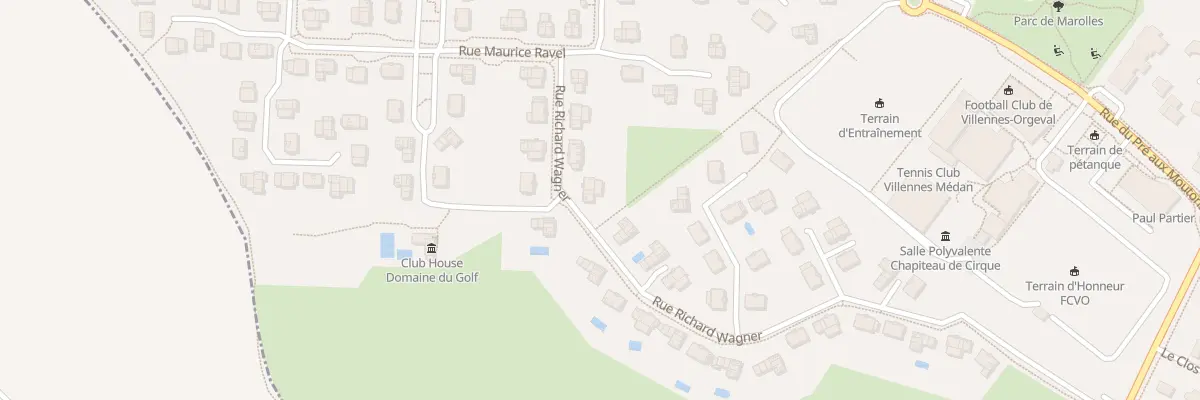 Plan du 7 Rue Richard Wagner à Villennes-sur-Seine
