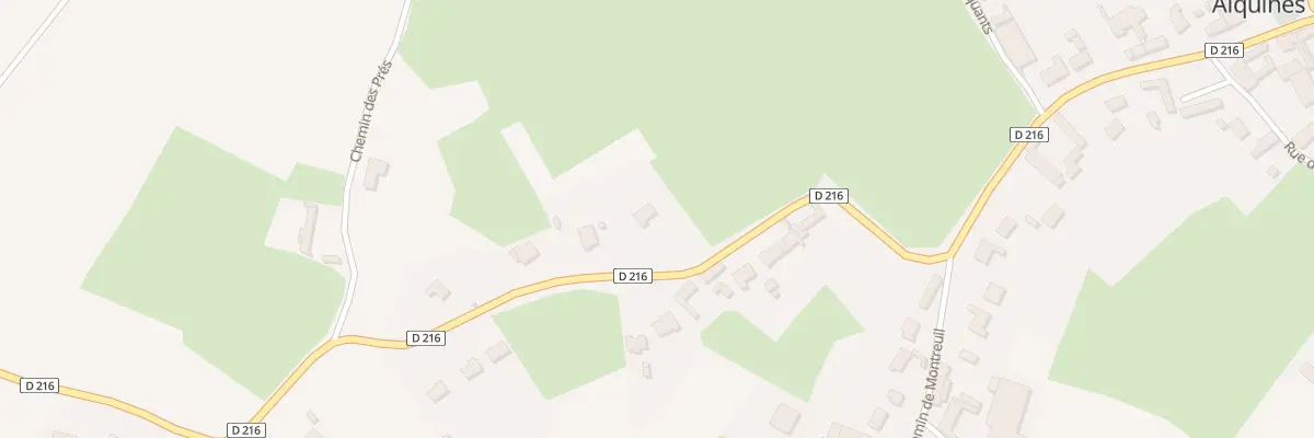 Plan du 5001F Rue de la Haute Planque à Alquines