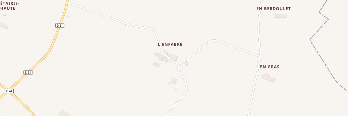 Plan du 5041 L’Enfabre à Poudis