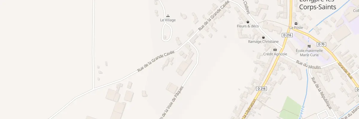 Plan du 17 Rue de la Grande Cavée à Longpré-les-Corps-Saints