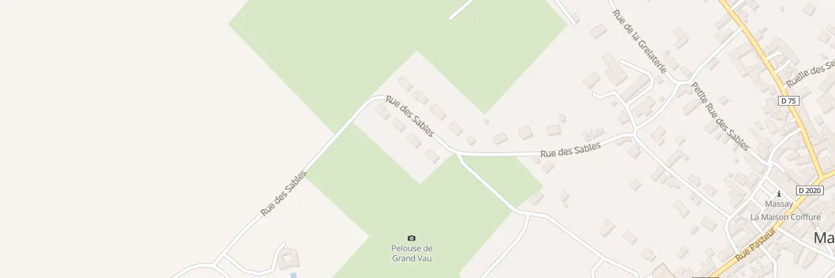 Plan du 23 Rue des Sables à Massay