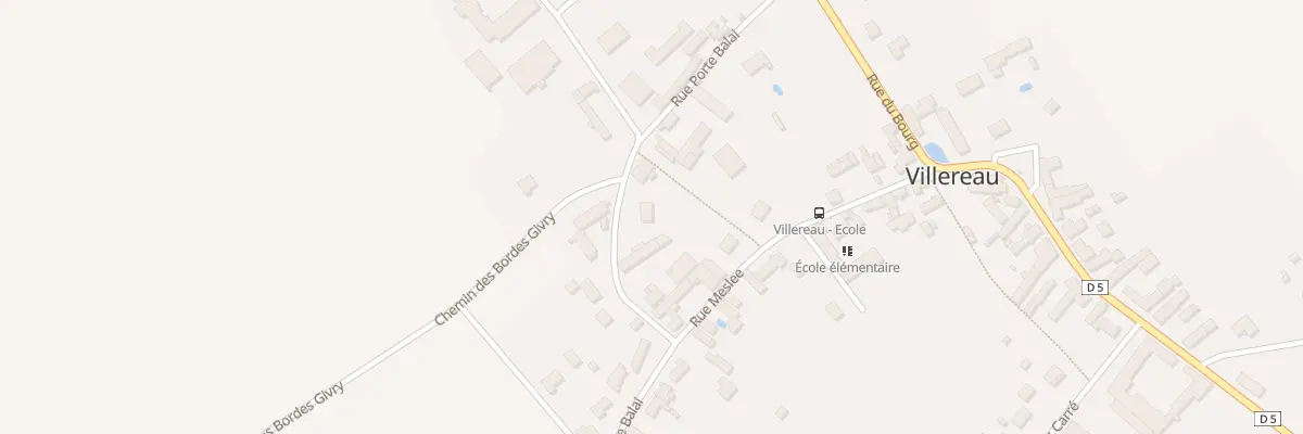 Plan du 15 Rue Porte Balai à Villereau