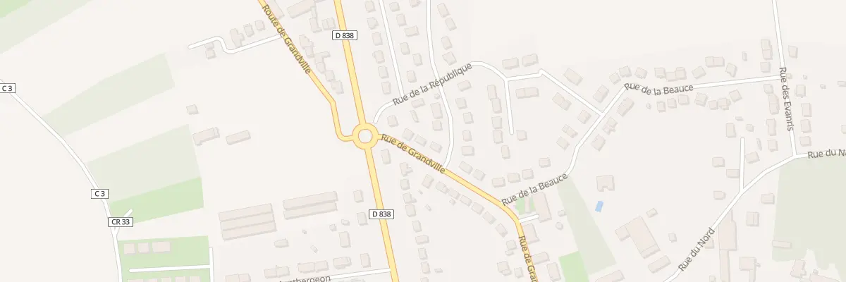 Plan du 24 Rue de Grandville à Pussay