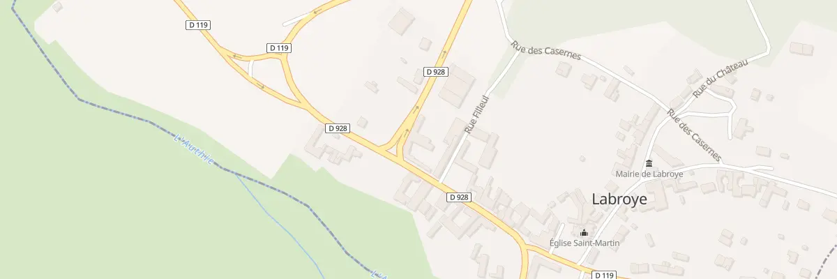 Plan du 14 Rte Abbeville à Labroye