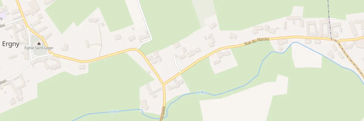 Plan du 5 Rue du Marais à Ergny